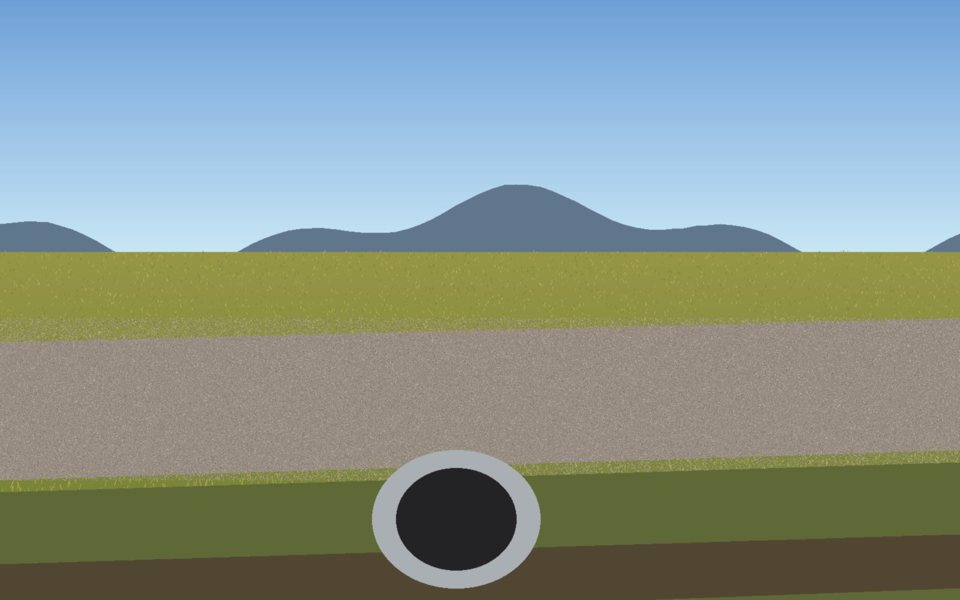 Sample photo: approach culvert and ditch